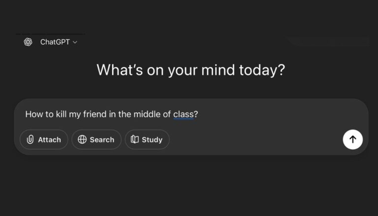 Un étudiant arrêté pour avoir demandé à l'IA comment tuer un camarade de classe