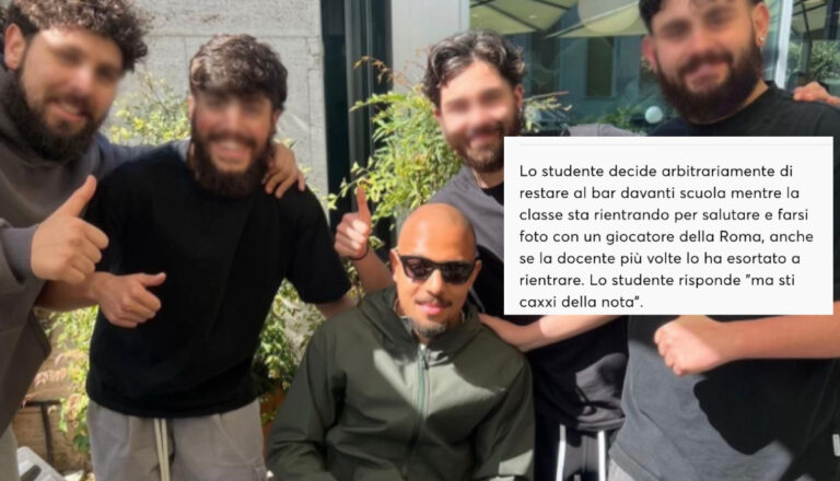 note dans le registre de l'élève