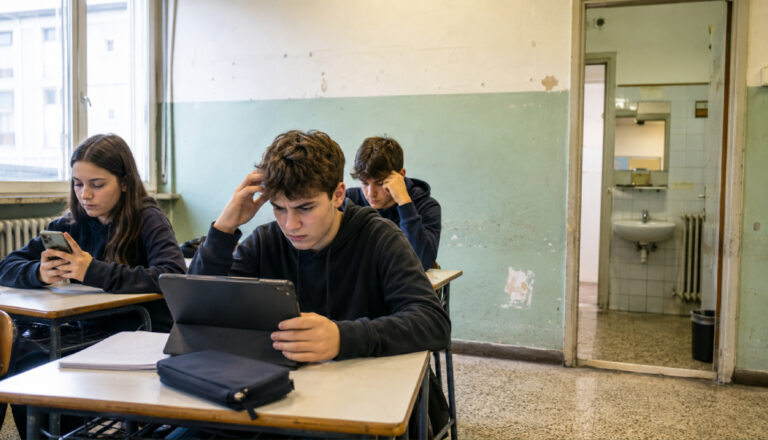 Enquête scolaire Censis, les élèves échouent au wifi et l'état des toilettes