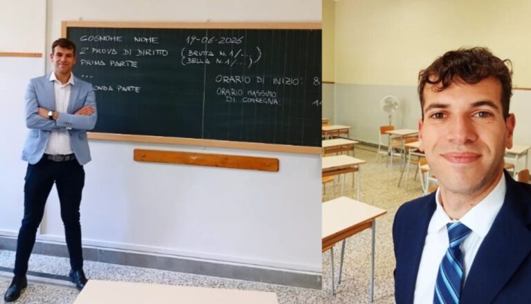 Kevin Lauricella : à 28 ans, le plus jeune commissaire à la maturité scolaire en Italie