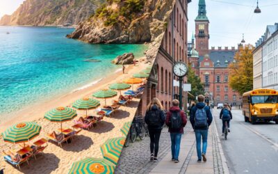 Combien de temps durent les vacances d'été : Italie contre Europe