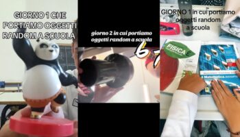 La tendance des objets aléatoires à l'école circule sur TikTok