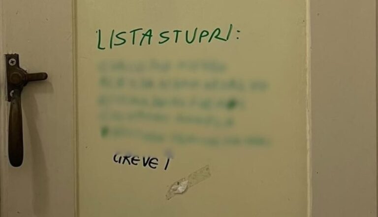 Lycée Righi à Rome : une « liste de viols » apparaît avec cinq noms dans les toilettes
