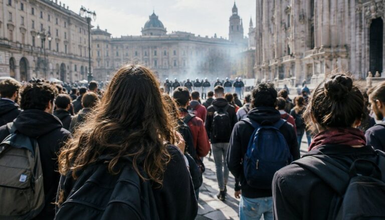 Des étudiants dans les rues de toute l'Italie le 16 octobre : que s'est-il passé