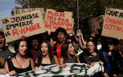 Les manifestations étudiantes impliquent 400 écoles en France
